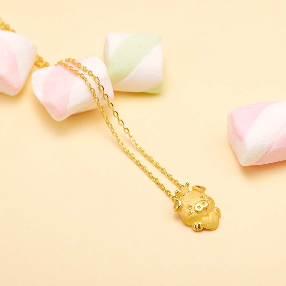 왕관 꿀꿀 돌 목걸이 요약정보 및 구매