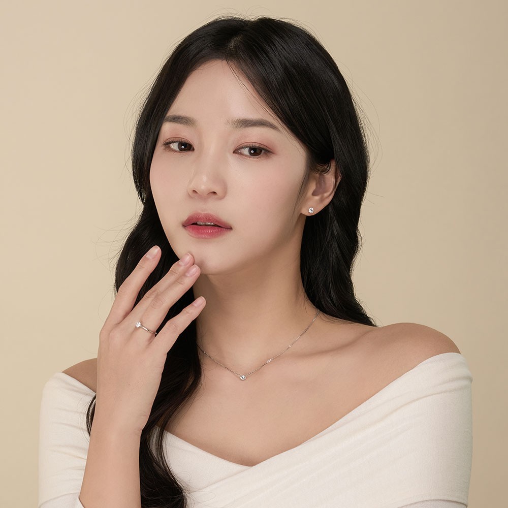 3부 랩 다이아몬드 귀걸이 6프롱 요약정보 및 구매