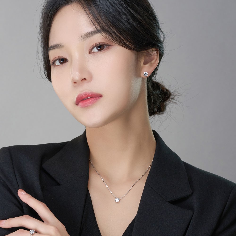 캐럿 랩 다이아몬드 목걸이 4프롱 요약정보 및 구매