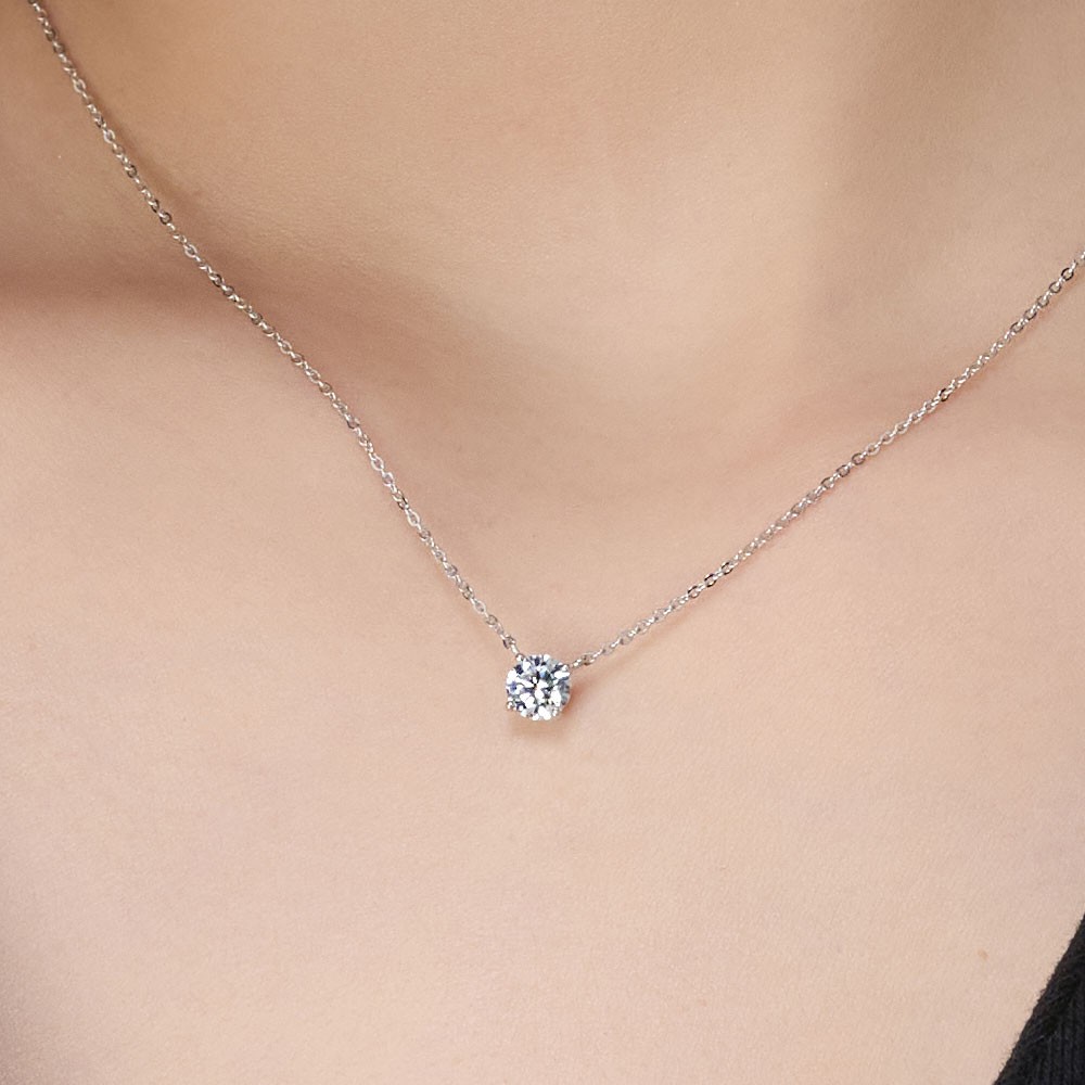 5부 랩 다이아몬드 목걸이 4프롱 요약정보 및 구매