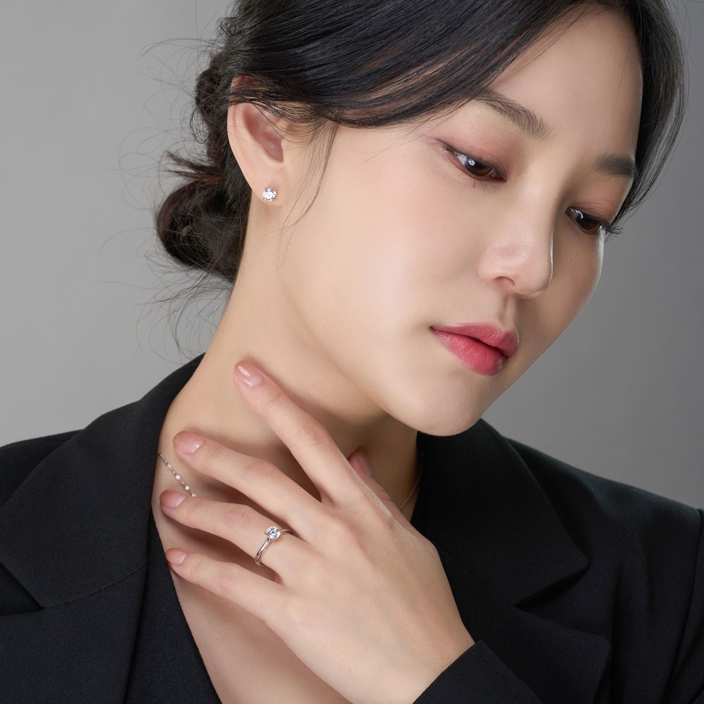 5부 랩 다이아몬드 반지 4프롱 요약정보 및 구매