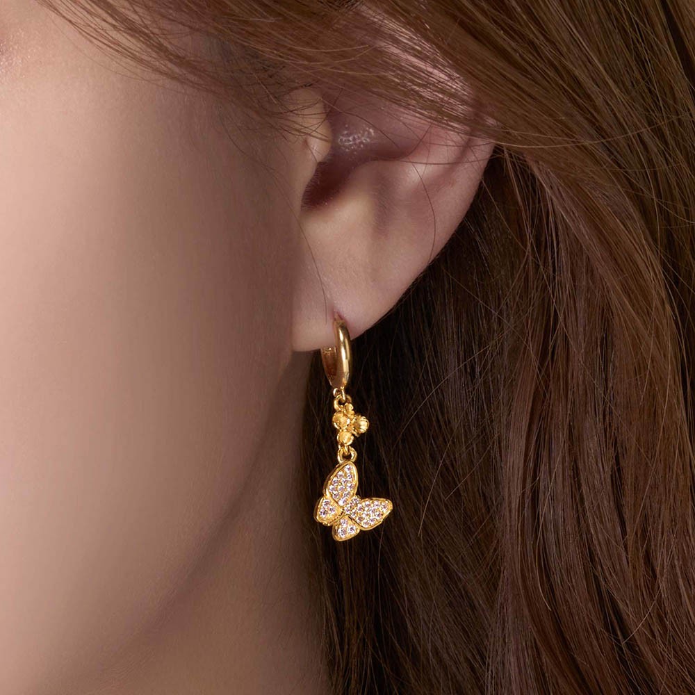 나비 꽃 원터치 귀걸이 요약정보 및 구매