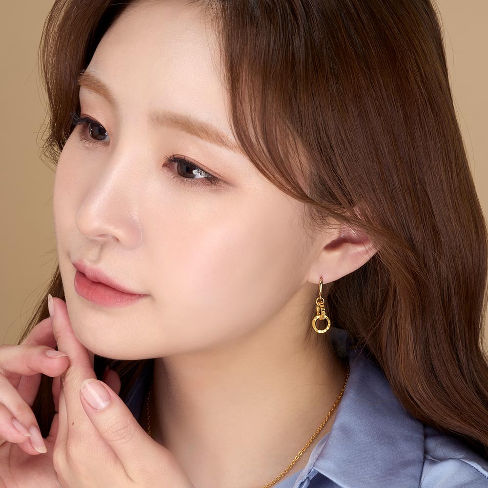 더블 투 링 원터치 귀걸이 요약정보 및 구매