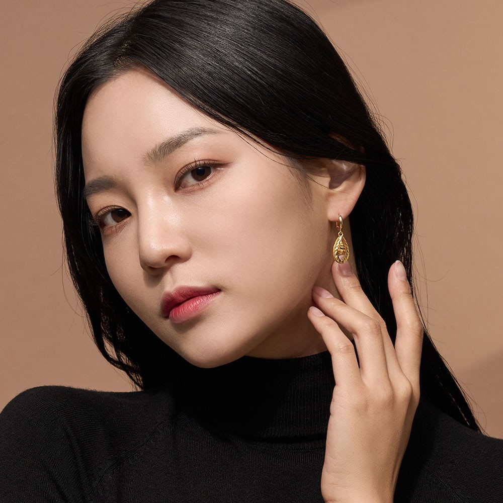 물방울 볼 컷팅 원터치 귀걸이 요약정보 및 구매