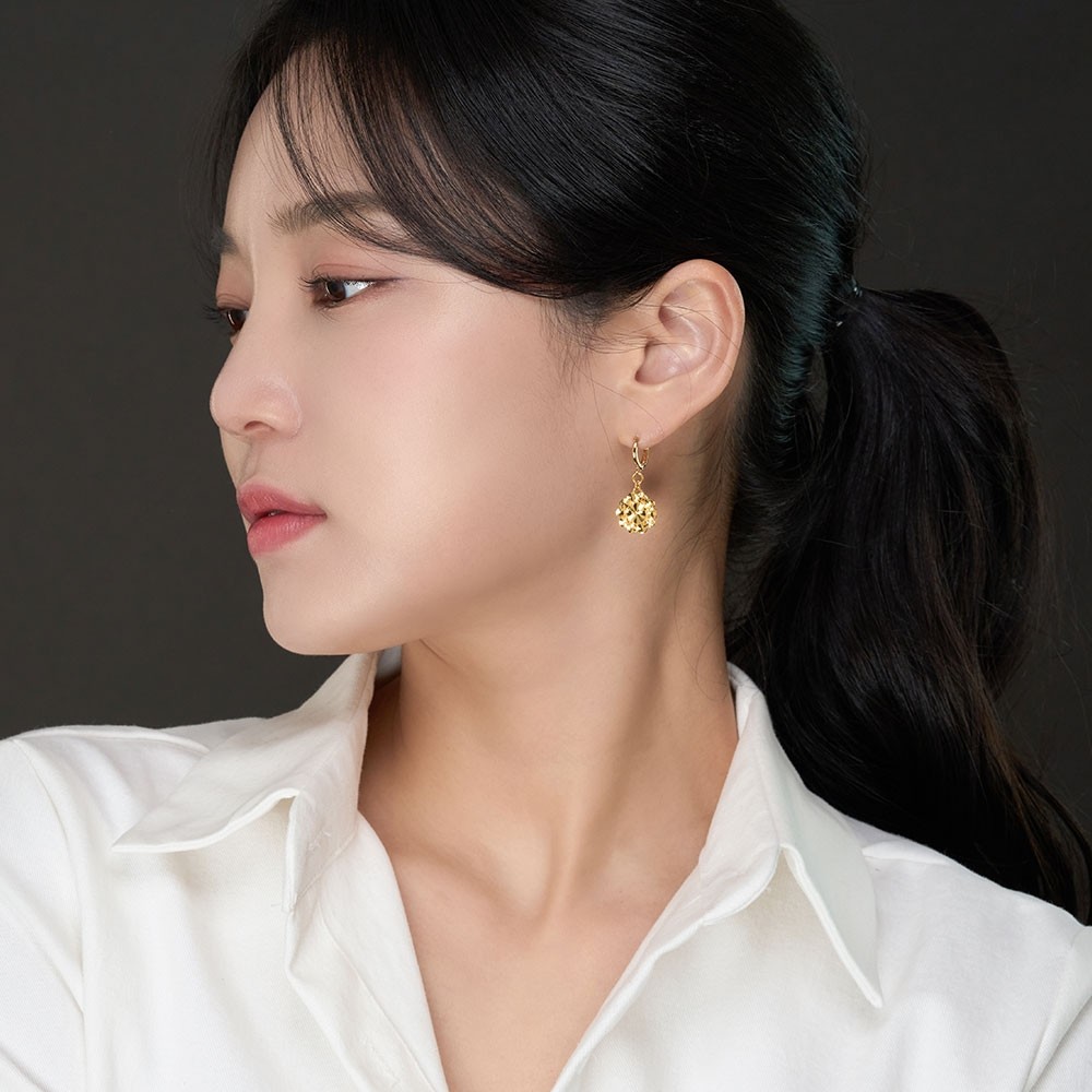 반짝 써클 꽃 원터치 귀걸이요약정보 및 구매