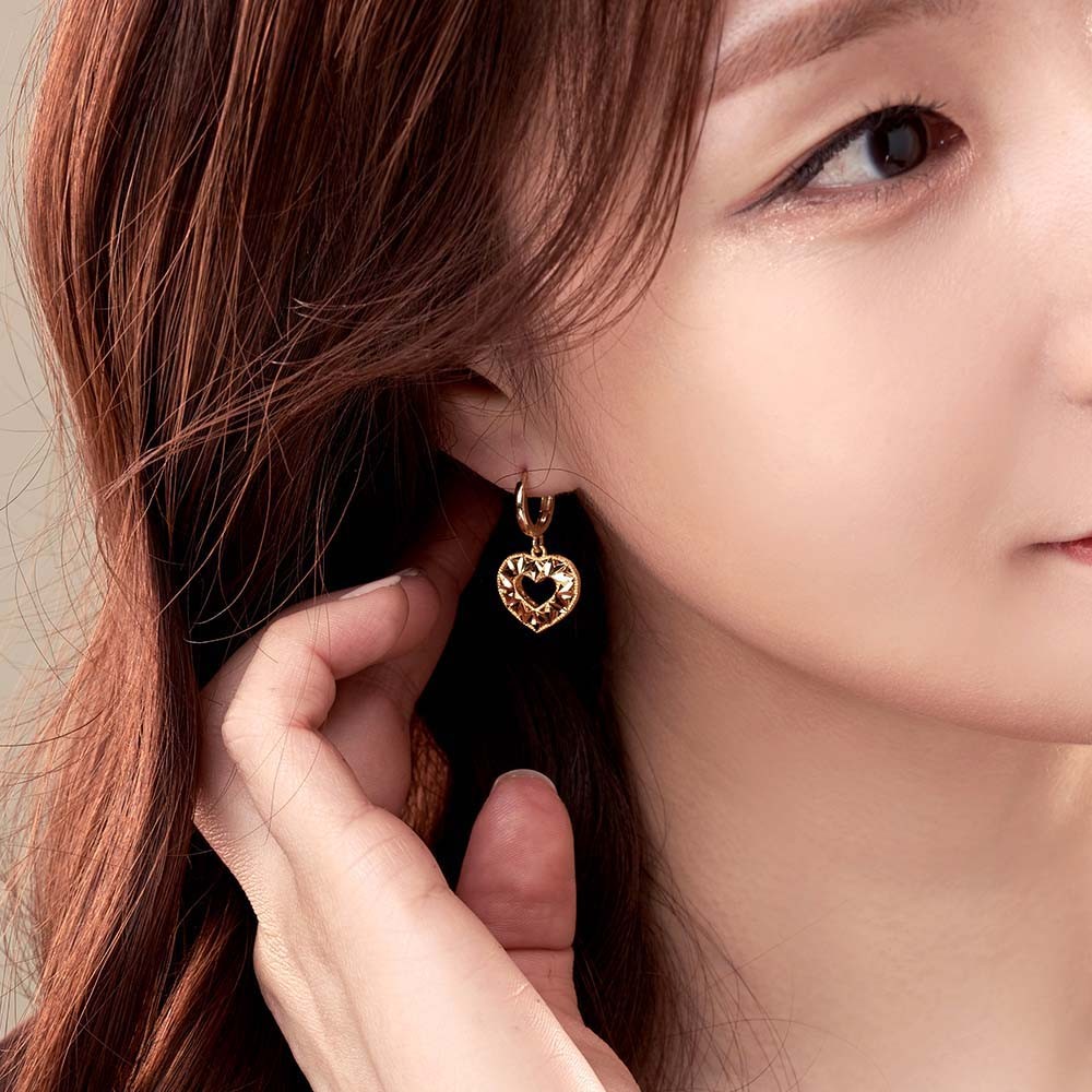 투 하트 컷팅 원터치 귀걸이 요약정보 및 구매