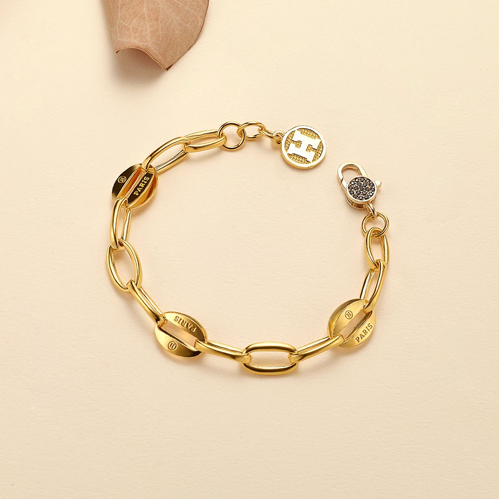 H 코인 라운드 클립 체인 팔찌 요약정보 및 구매