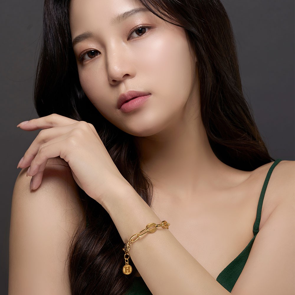 H 코인 라운드 클립 체인 팔찌 요약정보 및 구매
