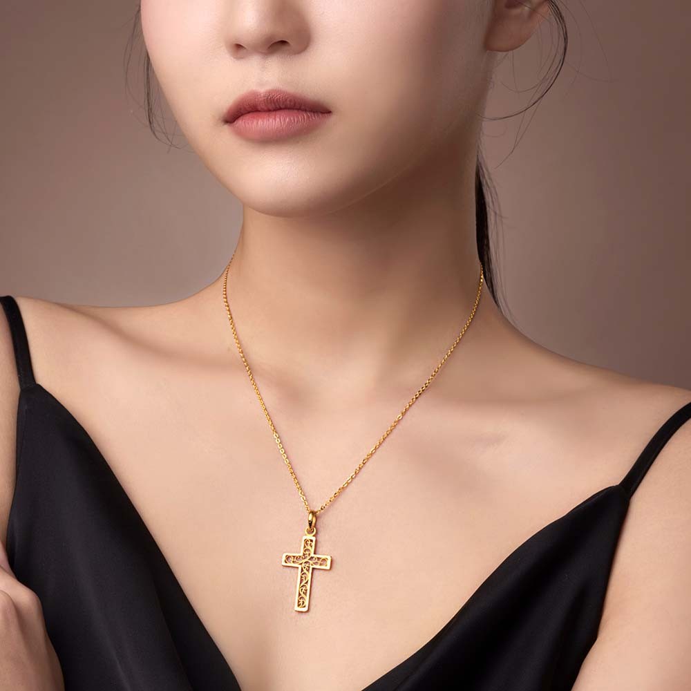 꽃 십자가 펜던트 요약정보 및 구매