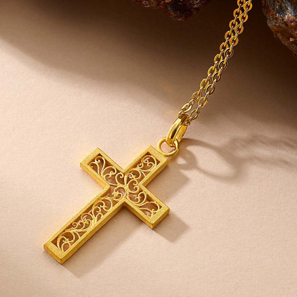 꽃 십자가 목걸이 요약정보 및 구매