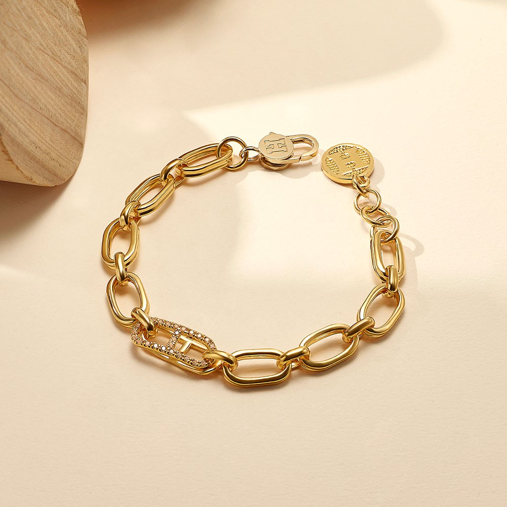 H 코인 할로우 클립 팔찌 요약정보 및 구매