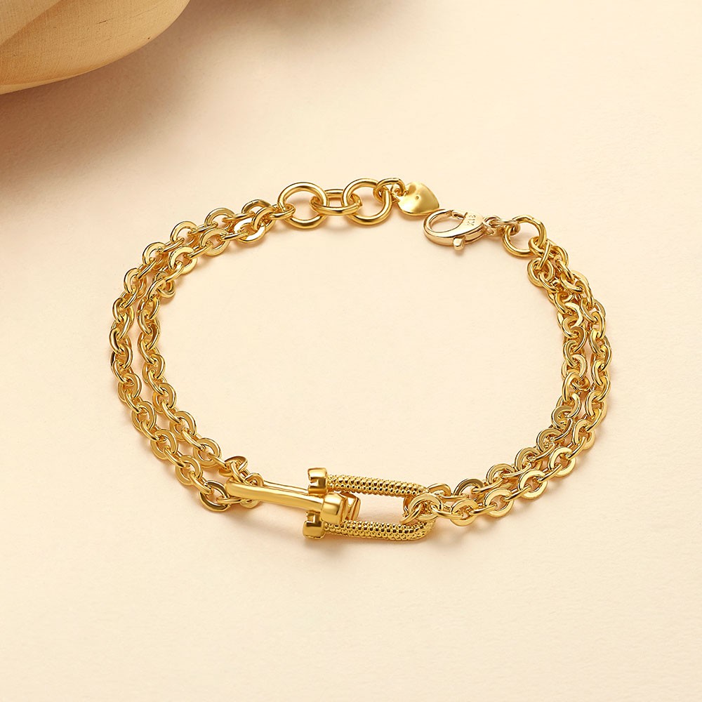 더블 클립 체인 팔찌 요약정보 및 구매