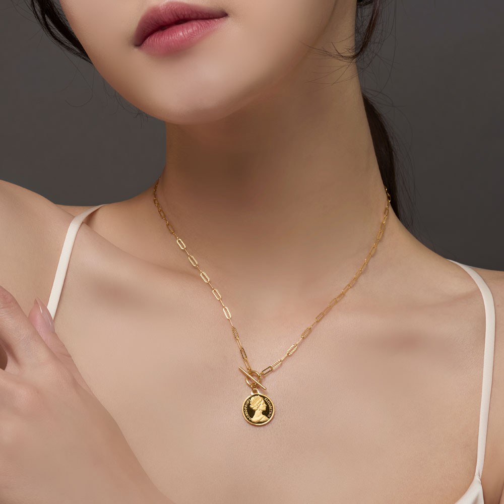 퀸 코인 글리터 체인 목걸이 요약정보 및 구매