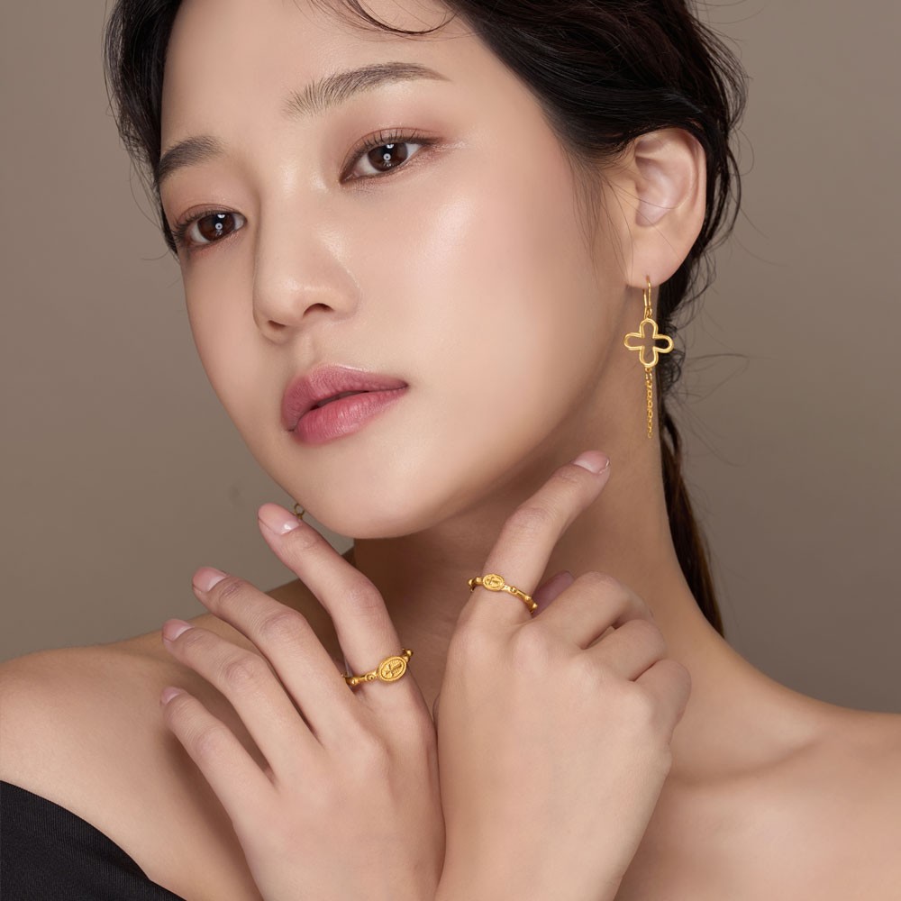 십자가 포인트 볼 라인 반지 요약정보 및 구매