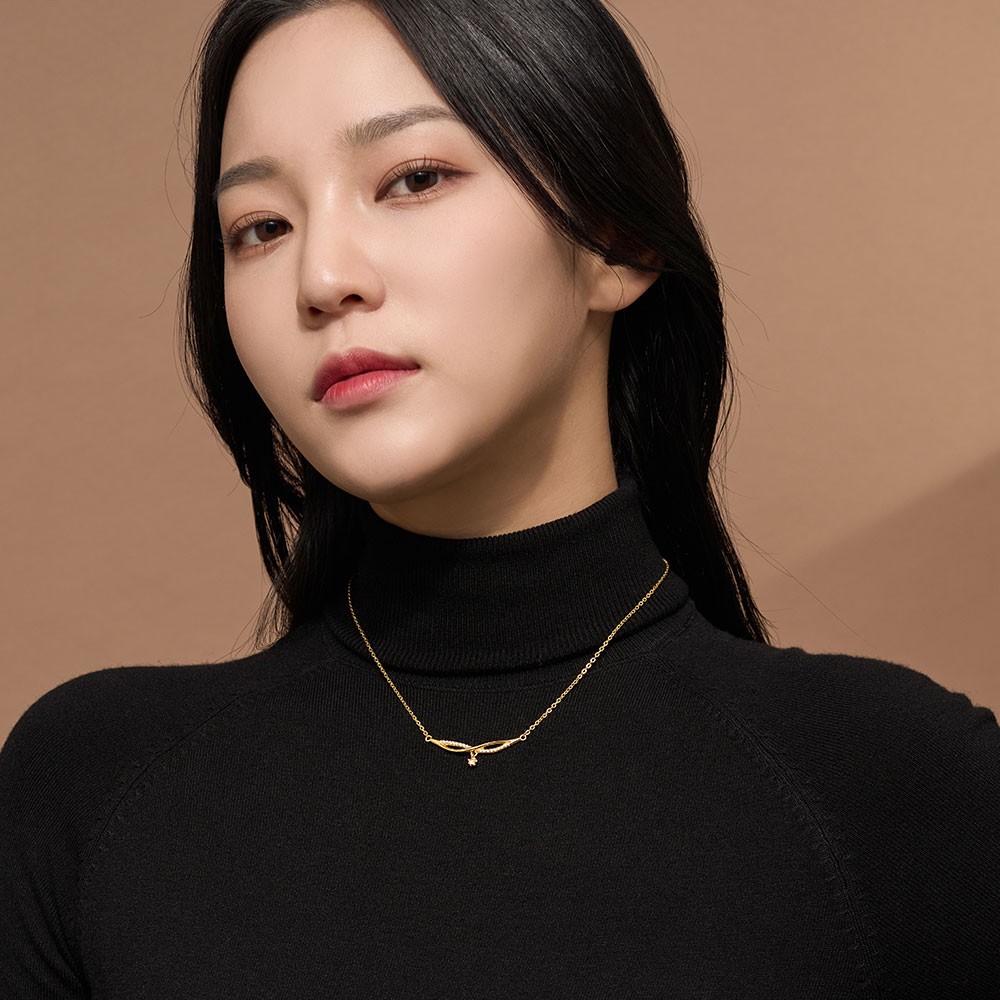 크로스 꼬임 보석 목걸이 요약정보 및 구매